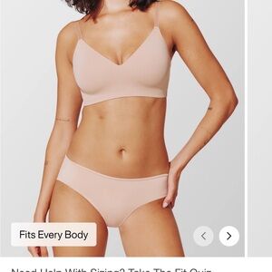 ThirdLove Seamless Nude Bra and Panty Set